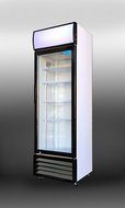 SS-P238WA Commercial Glass Door Upright Display Beverage Cooler 12 cubic foot Refrigerator