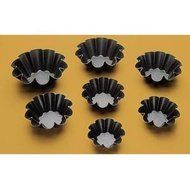 World Cuisine 111151 Non-Stick Small Fluted Brioche Mold-Dia. 2 3/8 In -- 12 per case