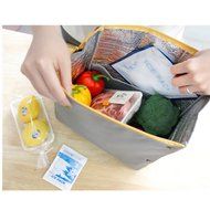 EVTECH(TM) Durable Deluxe Insulated Lunch Cooler Picnic Bag Ice pack Lunch Bags For Can Fruit Beverages Salad N2