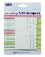 Knights Bridge Global Local PME Patterned Edge Plastic Side Scrapers, Set of 4