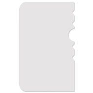 Knights Bridge Global Local PME Patterned Edge Plastic Side Scrapers, Set of 4 N2