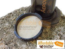 350 X For Coffee Maker Aeropress Paper Filters - Non Bleached Natural - Perky Brew - Sold in Packs of 50