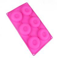 Delidge Premium Baking Pan for Donuts Silicone Bakery Mold Heat Resistance to Bake Circle Shaped Mini Cake Maker... N2