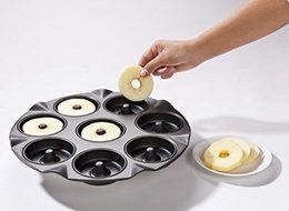 Zenker 7426 Apple Pie Form "Special Creative" For 8 Pies, Black, 12.99 x 0.79" N6