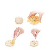 YiZYiF Funny DIY Mould Cookie Cutter Pastry Baking Biscuit Mold For Adults Kids (Round Shaped)