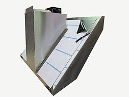Range Hood Wall Mounted Stainless Steel 36" KA-129 NT AIR. Made in Italy N3