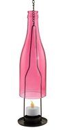 Epic Products Wine Bottle Lantern, Regular, Fuchsia N2