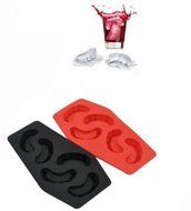 Yunko Teeth shape Ice Cube Ice Lattice Chocolate Mold Halloween Prop Creepy Decoration