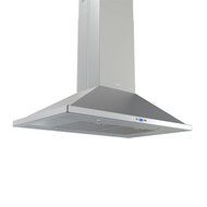 Zephyr ZNA-E42CS 715 CFM 42 Inch Wide Europa Island Range Hood with LED Lighting, Stainless Steel N2