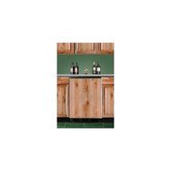 Summit FF7LBLBIFR 24" Built In Undercounter Refrigerator in Black with Lock and Stainless Steel