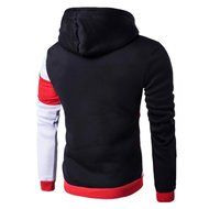 Men&#039;s Outwear,Laimeng Cotton Blend Retro Long Sleeve Hoodie Hooded Sweatshirt Tops Jacket Coat Outwear (M, Black) N3