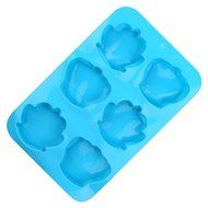 Crystallove Novelty Silicone Cake Mold Muffin Pudding Jelly Bakeware Color Randomly (3pcs, Christmas Style) N23