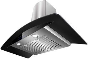 GOLDEN VANTAGE 36" European Style Wall Mount Stainless Steel Range Hood Vent Swiping Sensor Control GV-H703N-36