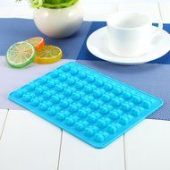 50 Cavity Silicone Gummy Bear Chocolate Mold Candy Maker Ice Tray Jelly Moulds (Green) N6