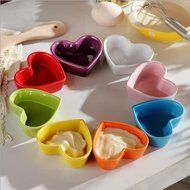 4pcs Heart-shaped baked souffl&eacute; bowl /Pudding bowl / bowl Pinai / Dessert Bowl /oven Bowl from Jingdezhen N2