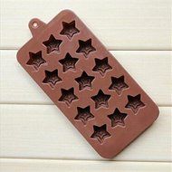 Sher 15 Hole Donuts Pentagram Shape Cake Ice Jelly Chocolate Molds N2