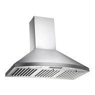 KOBE Range Hoods RA9230SQB-DC46-1 6-Speed 750 CFM Premium Wall Mount Range Hood Fits Ceiling Heights Of 10-1/2... N5