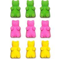 Lucentee Gummy Bears Molds for Hard Candy &amp; Chocolate Making- Silicone Soap and Ice Cube Trays- Party Buffet,... N6