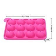 Silicone Cake Pop Mould Cupcake Mold Lollipop Sticks Baking Tray Stick Tool N5