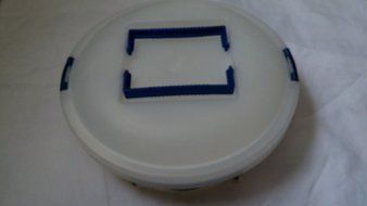 Starplast Pie Carrier With Handles, 4 1/4" Deep x 12 1/2" Deep
