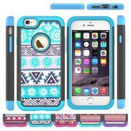 iPhone 6s Case, iPhone 6 Case, [4.7 Inch] by HLCT, Soft Interior Silicone Bumper &amp; Hard Shell Solid PC Back, Shock-Absorption... N23