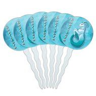 Set of 6 Cupcake Picks Toppers Decoration Zodiac Astrology Astrological Sign - Scorpio Zodiac Sign