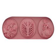 Dutch Brook Halloween Skull Girl Silicone Chocolate Cake Candy Fondant Baking Mold N2