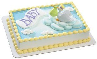 Special Delivery Stork DecoSet Cake Decoration
