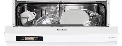 Blomberg DW24100W Dishwasher with Standard Tub Front Controls, 14 Place Settings, White