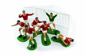Football Cake Decorating set - Red - 9 Piece