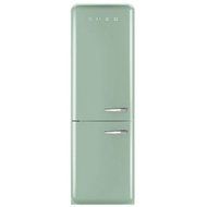 Smeg FAB32UPGLN 24" 50's Retro Style Bottom Freezer Refrigerator with 10.74 cu. ft. Capacity No Frost Fast-Freezing...