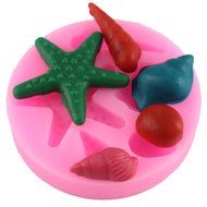 Mujiang Sea Silicone Candy Clay Gumpaste Sugar Fondant Molds N3