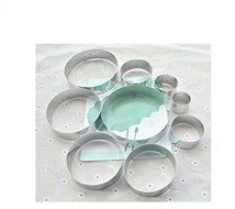 Anyana 9pcs set Circle Petals Stainless Steel Cookie Cutter Cake Mould Tool Kitchen Tool Sugar Paste Baking Mould...