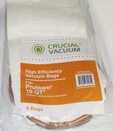 5 ProTeam 10 Quart Vacuum Bags; Fit Super CoachVac, CoachVac, MegaVac, Hummer XL, Aggressor II, Perfect PB1001... N2