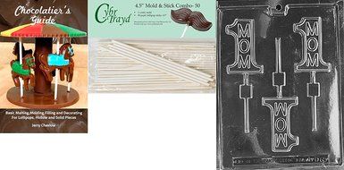 Cybrtrayd D065 Chocolate Candy Mold, No.1 Mom Lolly Dads and Moms N2