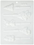 Lorann Oils L55-68 Sweet Shoppe Candy Molds, Cavity Christmas Lollipop