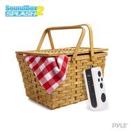 Pyle Bluetooth Waterproof Speaker with Flashlight and Hand Crank Charger, Portable - Camping Speaker - Black... N2