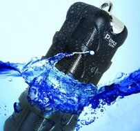 Pyle Bluetooth Waterproof Speaker with Flashlight and Hand Crank Charger, Portable - Camping Speaker - Black... N3