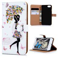 iPhone 7 Case (4.7 inch) - Wallet Folio Flip Premuim PU Leather Case Colorful Print Design with Stand Magnetic... N23