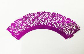 HUAL Cupcake Wrappers 50 Filigree Artistic Bake Cake Paper Cups Lace Laser Cut Liner Baking Cup Muffin Case Trays... N13