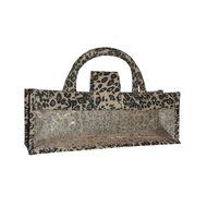 All For Giving Wine Purse, Leopard N2
