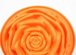 FreshGadegtz Silicon Baking pan rose - 24 cm &Oslash; - Silicon baking dish - Cake tin Rose mould - Cake baking mould... N5