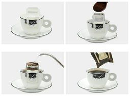 Sayhi Pack of 50 Hanging Ear Coffee Bag Portable Drip Coffee Filter Disposable Coffee Filters N6