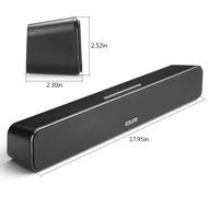 Salute 18-Inch 2.0 Channel Wireless Stereo Bluetooth Mini Sound Bar Speakers with Remote Control , Powerful Crystal... N3