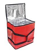 New Star 50134 Insulated Pizza Delivery Bag, 20 by 19 by 13.2-Inch, Red