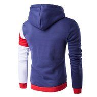 Men&#039;s Outwear,Laimeng Cotton Blend Retro Long Sleeve Hoodie Hooded Sweatshirt Tops Jacket Coat Outwear (M, Black) N7