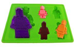 Silicandy Building Brick Lego Style Mini Figures Ice Tray Candy Chocolate Soap Treat Fondat Crayons Mold Party... N2