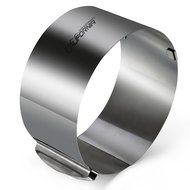 Cade Stainless Steel 6 to12 Inch Adjustable Cake Mousse Mould Cake Baking Cake Decor Mold Ring N18