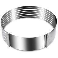 Cade Stainless Steel 6 to12 Inch Adjustable Cake Mousse Mould Cake Baking Cake Decor Mold Ring N20