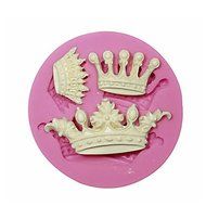 Y&amp;XL&amp;H Three Kinds Crown Birthday Cake Decorating Silicone Molds Baking Accessories Chocolate Mold Soap Mold